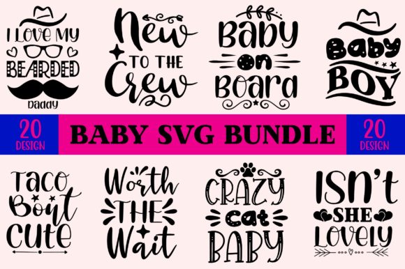 Baby SVG Bundle: Graphics for T-Shirt Designs & Content Publishing