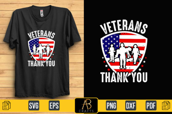 Veterans Thank You Quote T Shirt Design